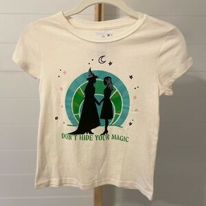 Wicked‎ Girls Ivory Short Sleeve T-Shirt NWT Size XS